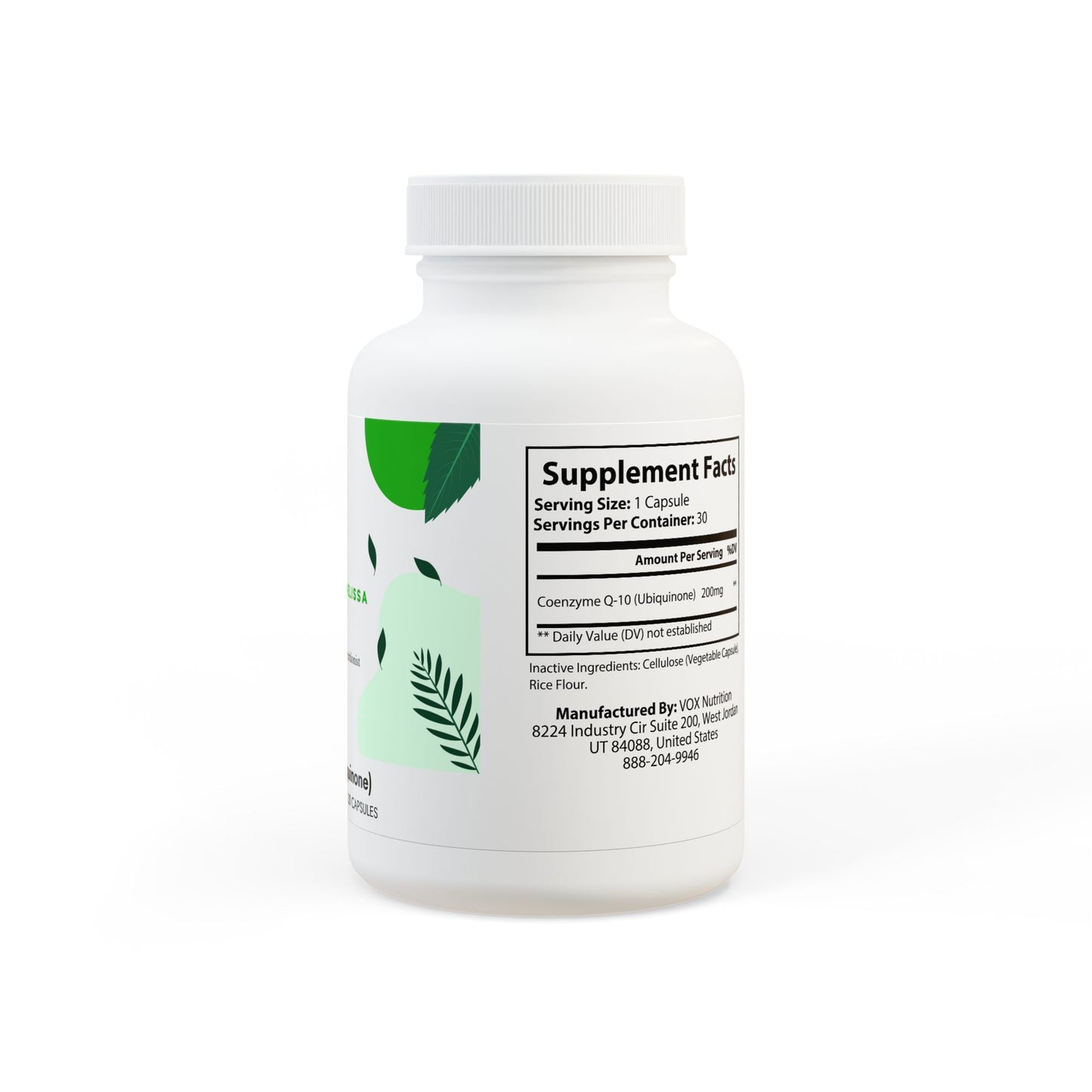 CoQ10 (Ubiquinone) Supplement (30 Capsules)