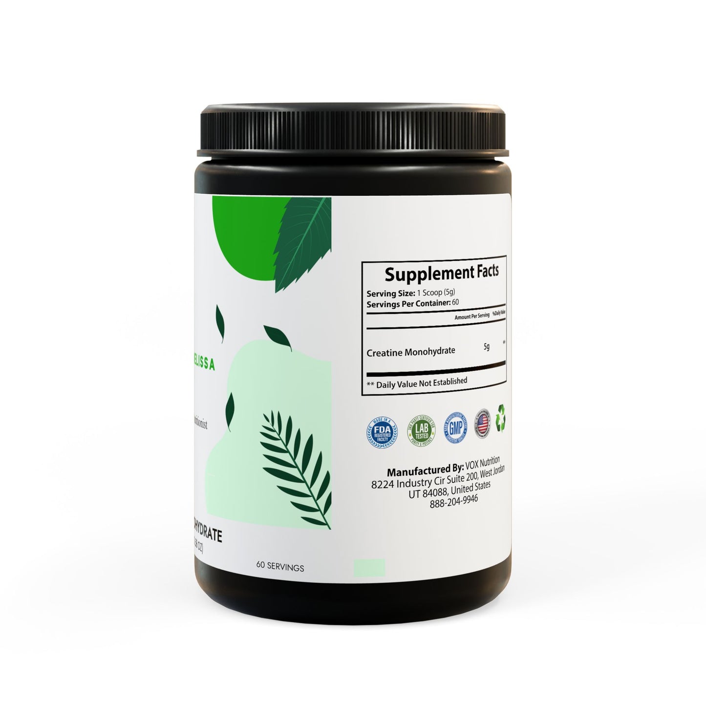 Creatine Monohydrate Supplement (300g, 10.58oz)