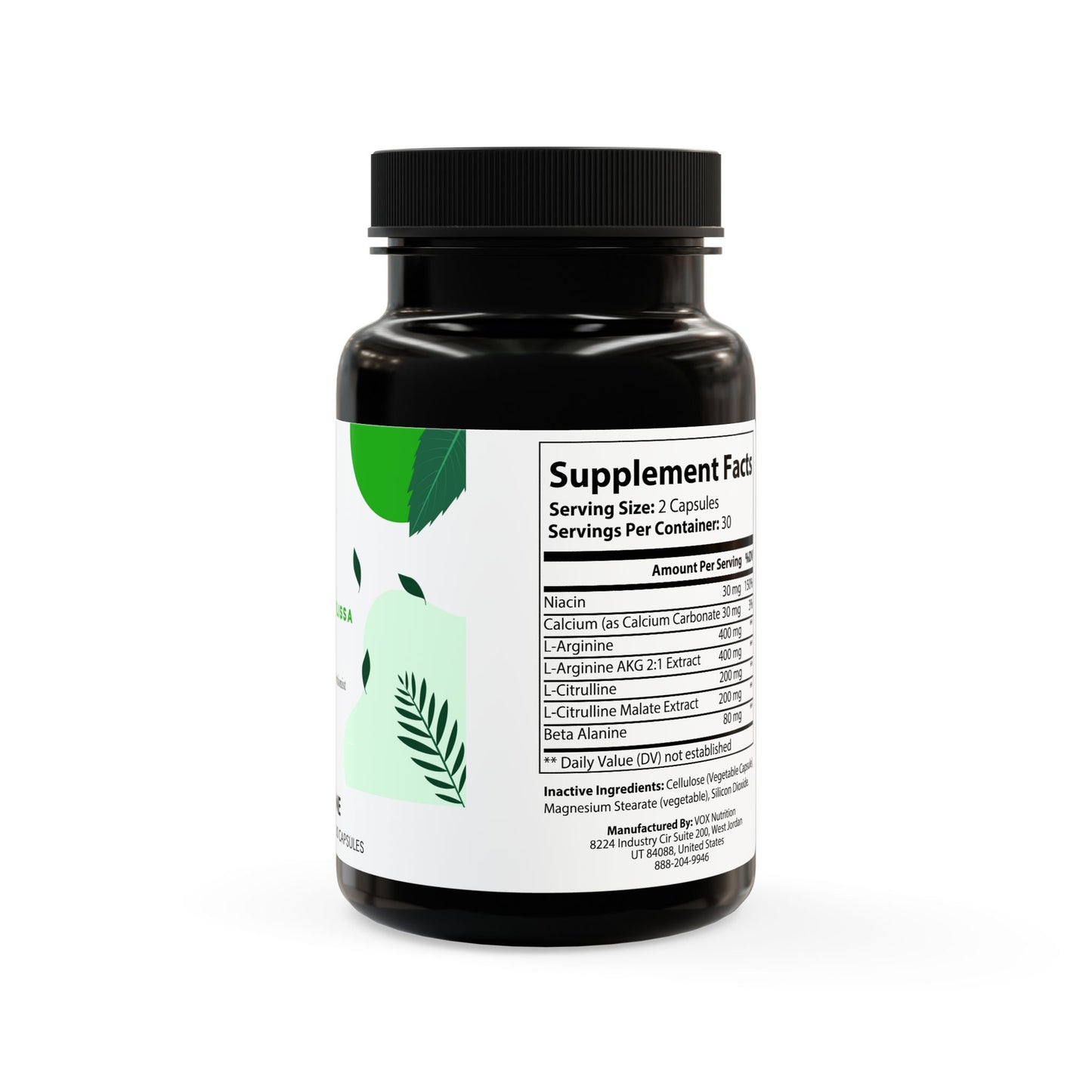 L-Arginine Supplement (60 Capsules)