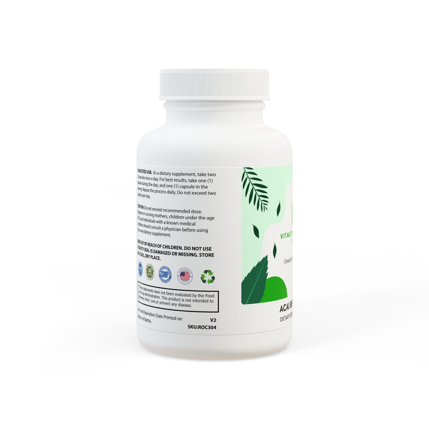 Acai Berry Complex Supplement (60 Capsules)