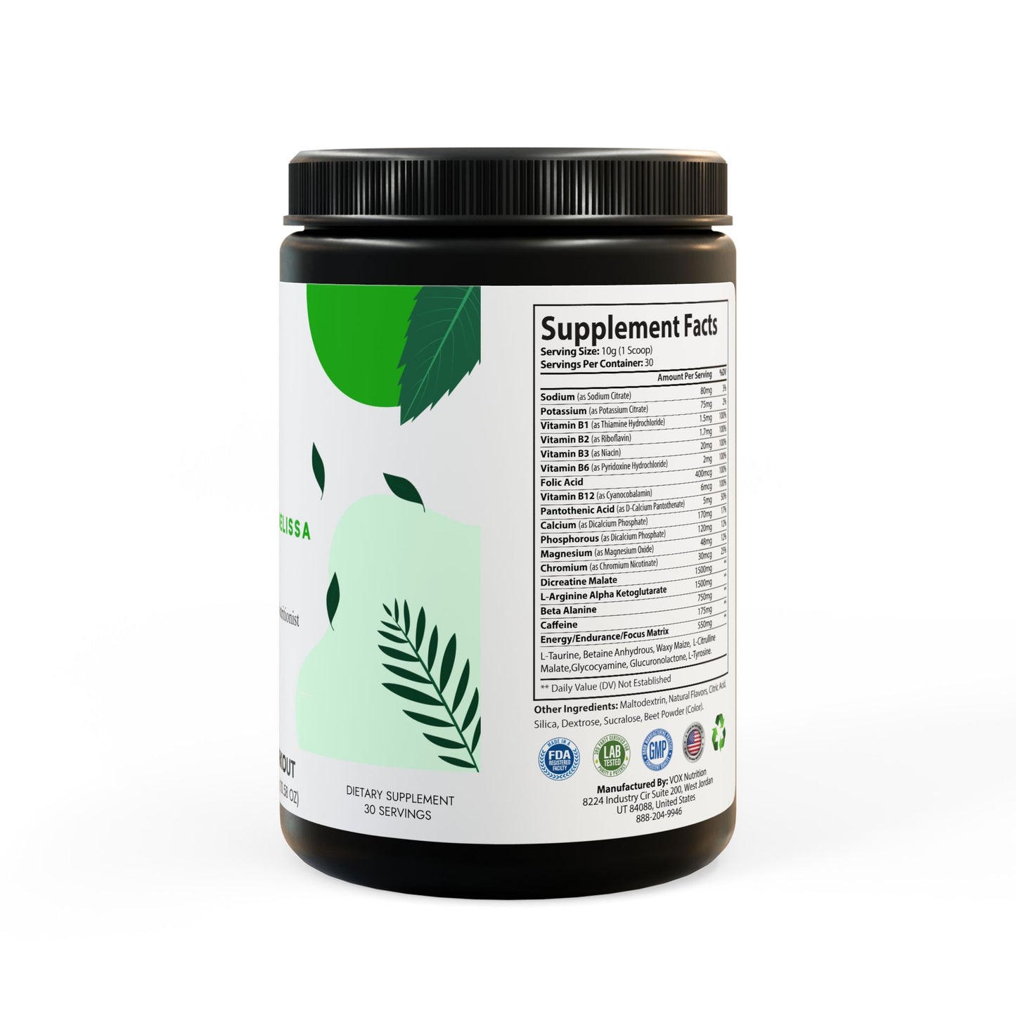 Pre-Workout Supplement, Watermelon (300g, 10.58oz)