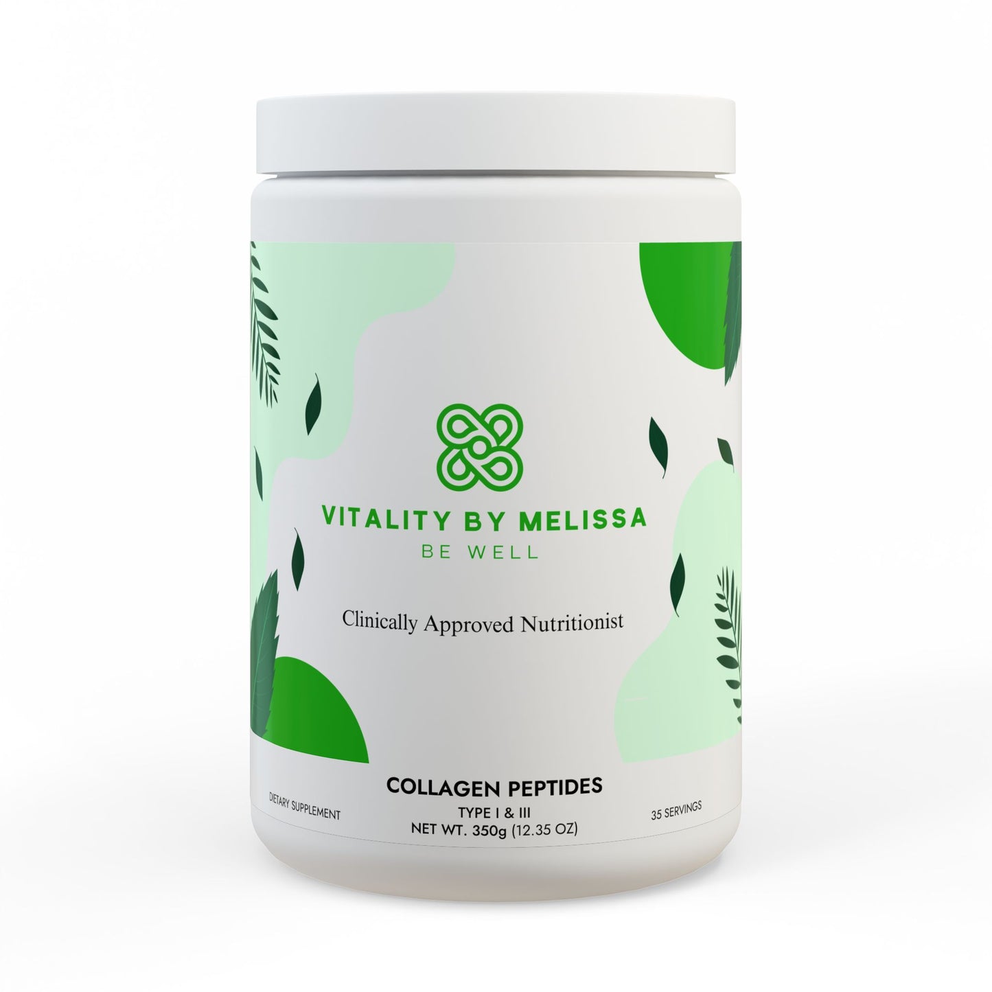 Collagen Peptides Type I & III Supplement (350g, 12.3oz)
