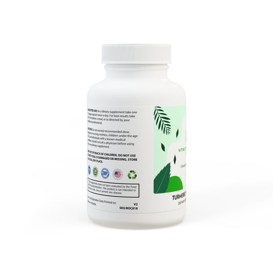 Turmeric with BioPerine® (Black Pepper Fruit Extract) Supplement (60 Capsules)